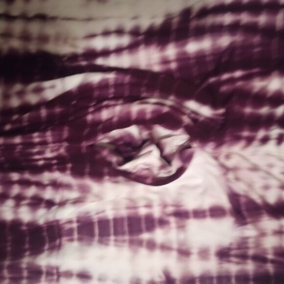 New Lane Bryant women's sleeveless burgundy tie-dye dress size14/16 rayon/spand - Picture 7 of 8